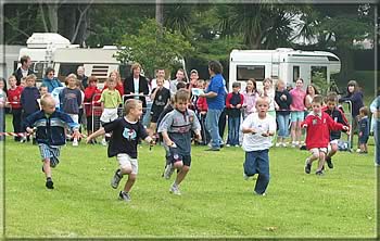 The egg and spoon race